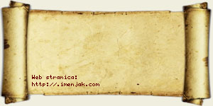 Isidora Nenadović vizit kartica